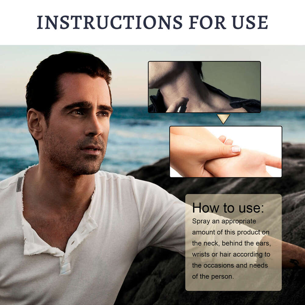 Roxelis Cologne Men's Release Charm Natural Fresh Behind-the-Ear Wrist Portable Fragrance Niche Perfume S260131