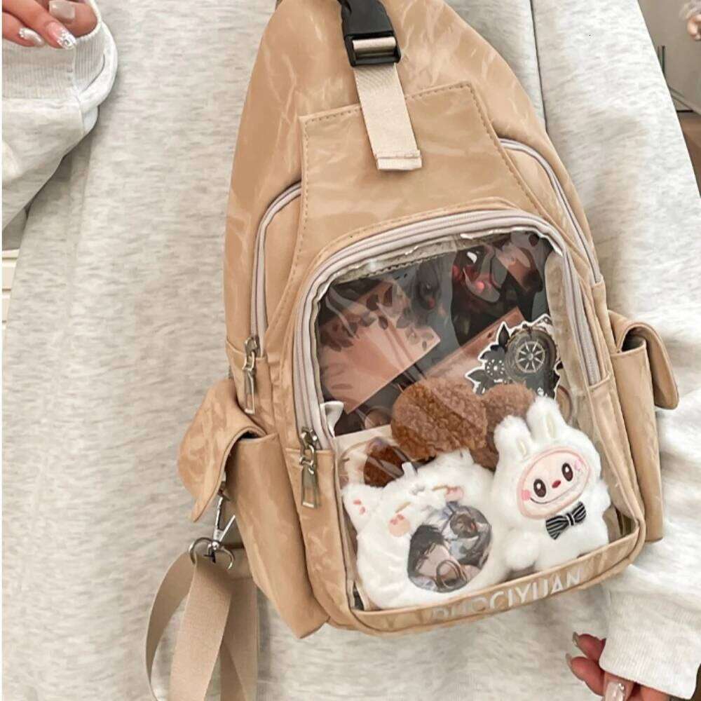 Transparent Ita Mochila Daily Using Student Lightweight Portable School Women Multi-function Women's Small Backpack