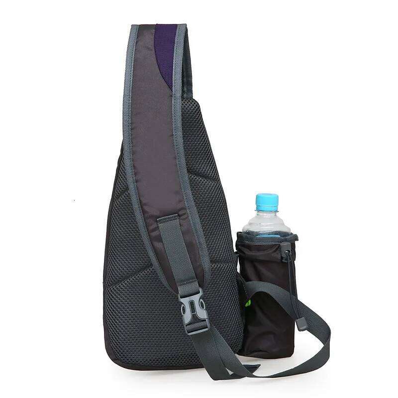 Casual Crossbody Unisex Outdoor Water Bottle Shoulder Multi-functional Travel Waist Fashion Men's Chest Bag Ox