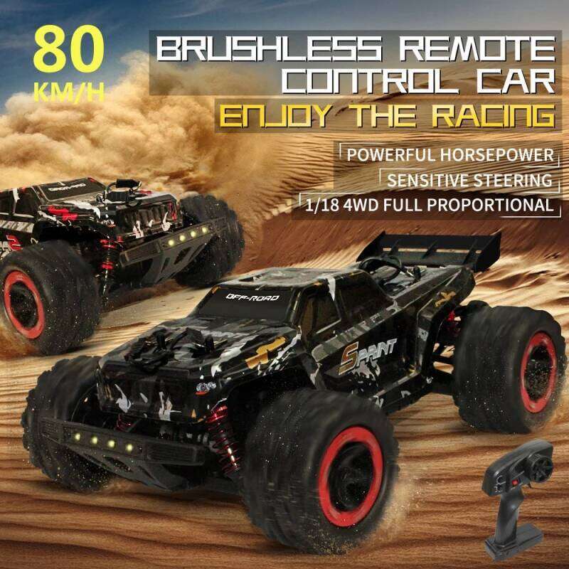 80KM/H 1:18 Full Scale High Speed RC Truck 4WD Off Road Independent Suspension Brushless Drift Racing Remote Control Car Toy Y260131
