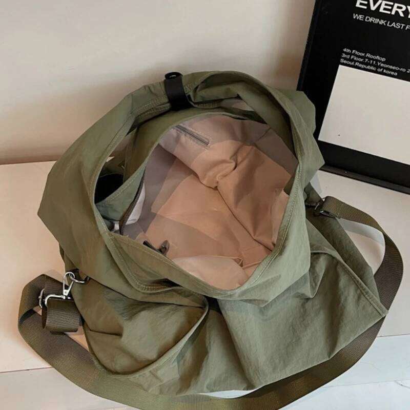 Japan Style Nylon Crossbody Casual Large Capacity Tote Lightweight Women Shoulder Bag Simple Handbag XJ260131