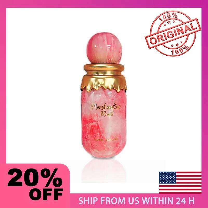 Paris Corner Blush EDP 3.4 Fl Oz A Unique Gourmand Marshmallow Strawberry Perfume for Women | Long-Lasting H260130