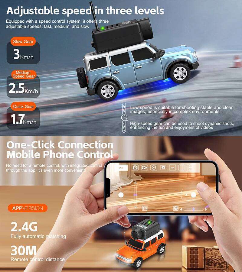 WLtoys 6405 6406-C Remote Camera With FPV View 720P Video APP Control VR Function 2.4G WiFi RC Drift Car 1:64 Scale Y260131