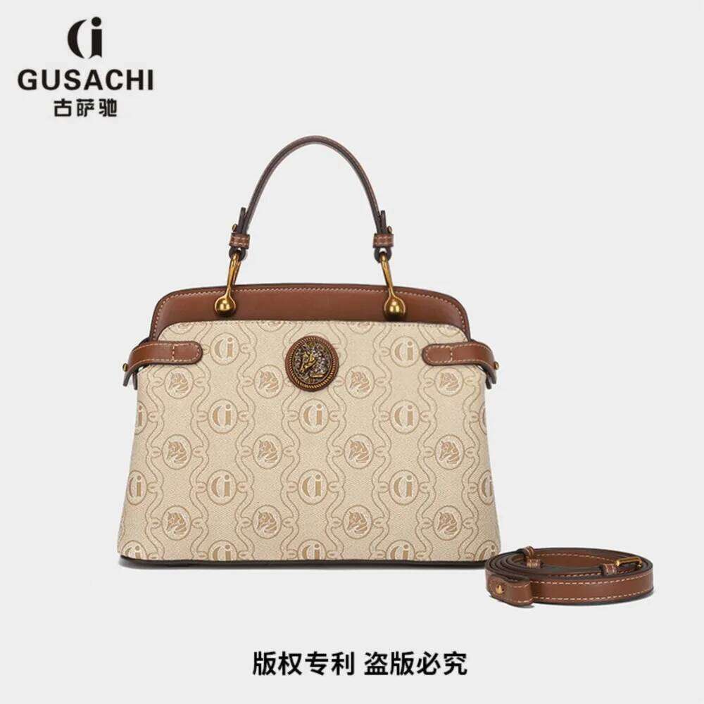 2025 New Light Luxury Fashion Handbag Vintage Old Flower Single Shoulder Crossbody Bag Commuter Multi functional Large Capacity