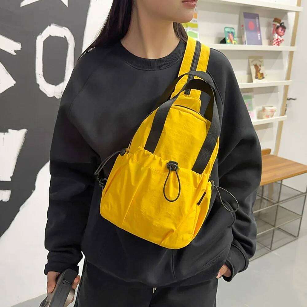 New Women's Multifunctional Backpack, Casual Solid Color School Girl's Fashionable Shoulder Travel Chest Bag, Crossbod