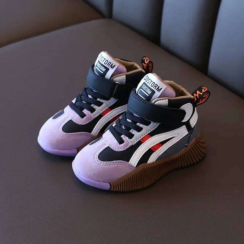 Kids Lightweight Children Sports Basketball Shoes Soft Sole Casual Sneaker Toddler Boy Shoe Tenis Y260128