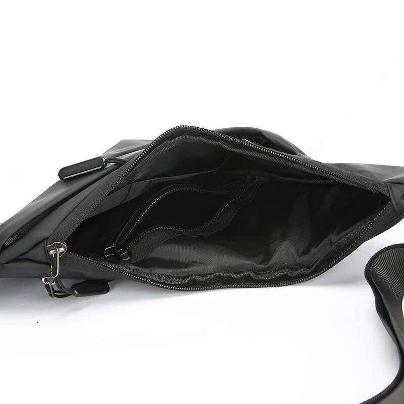 Men's slim stylish triangular-shaped bag with a simple shoulder strap for carrying, trendy casual, portable and practica