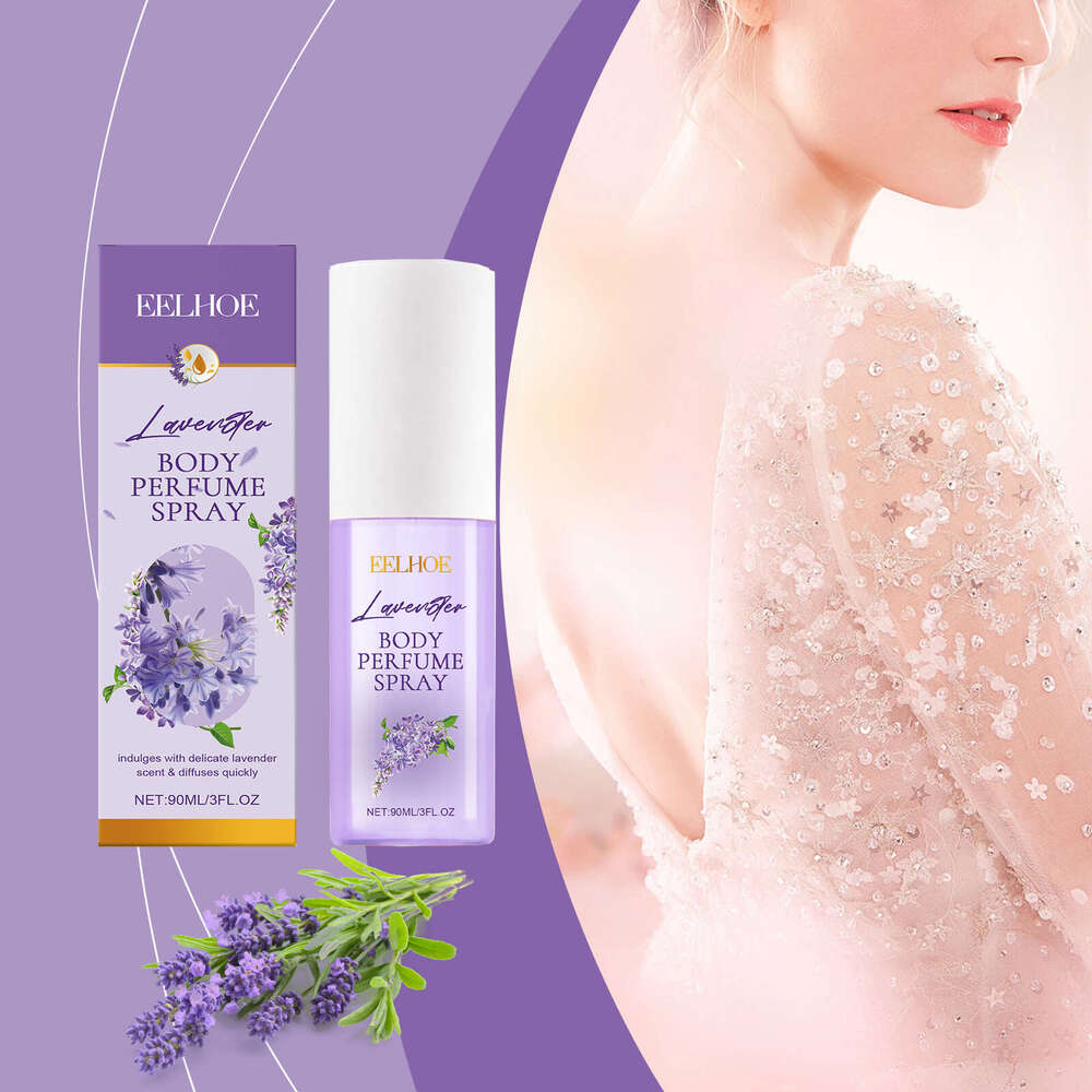 EELHOE Lavender Body Spray Long-lasting Fragrance Pleasant Fresh Floral Scent Perfume S260131