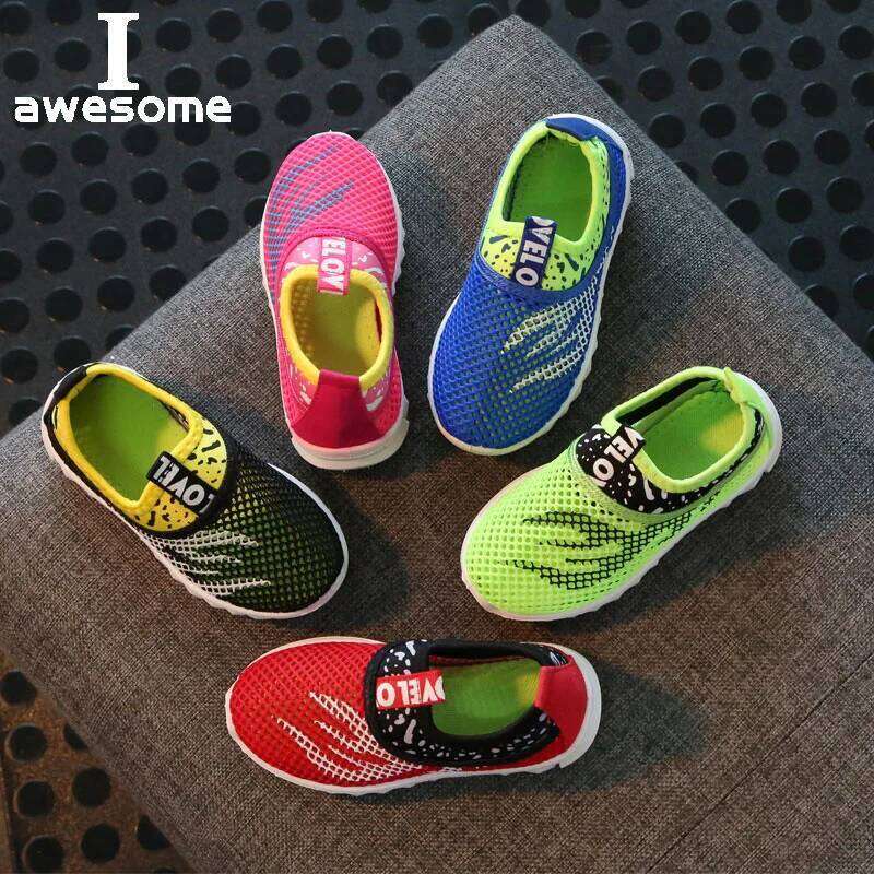 Size 21-38 New Mesh Kids Lightweight Children Casual Breathable Boys Shoes Non-slip Girls Sneakers Zapatillas Y260128