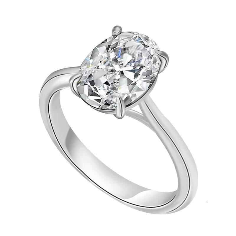 Fine Diamond Jewellery Rings Lab Grown Diamond 05ct Oval Def Vs Vvs Lab Diamond 14k Solid Gold Engagement Ring