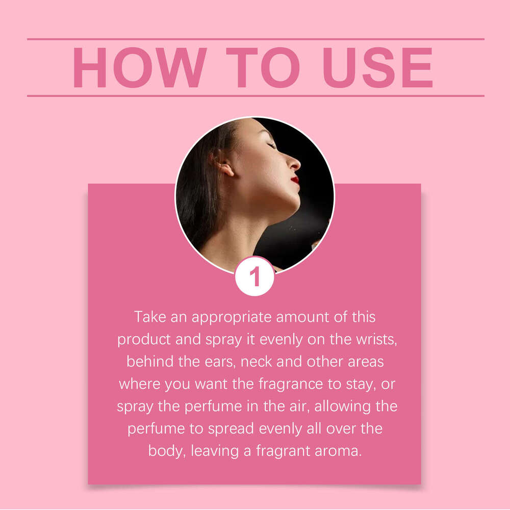 EELHOE Brazilian Jasmine Body Perfume Spray Lightweight Gentle Scent Natural Fresh Not Greasy Elegant Fragrance S260131