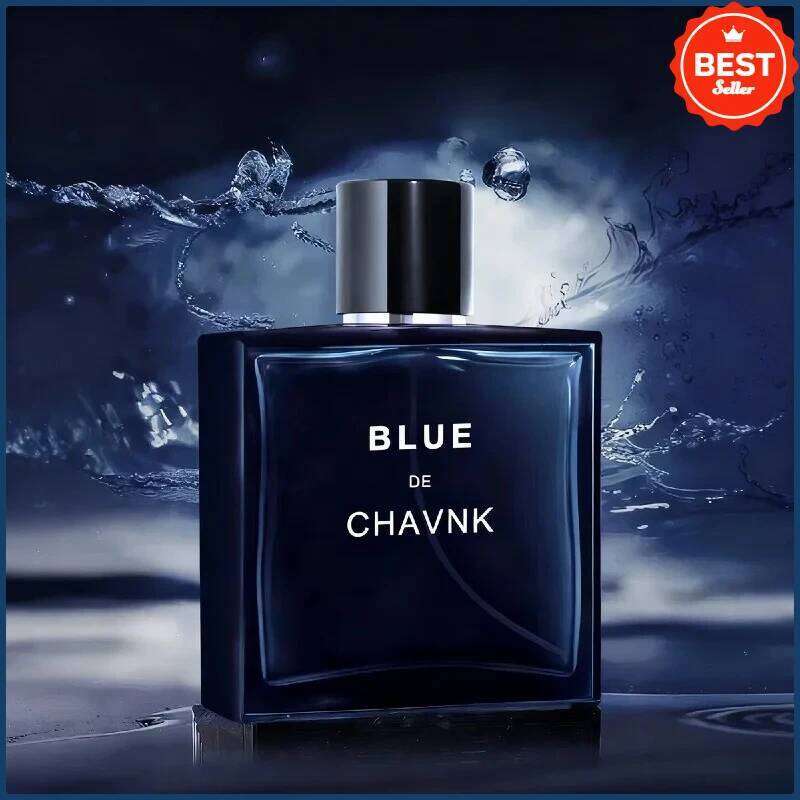 Blue de Chavnk Inspired Perfume for Men, 100ML Original Woody Aromatic & Fresh Citrus Fragrance, Long Lasting Versatile Scent H260130
