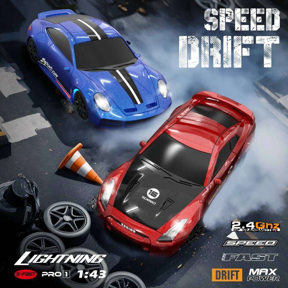 2.4G 1/43RC Car Mini 8501/8500 - High-Speed Remote Control Racing Model Professional Drift System | Kids Gift Toy Y260131