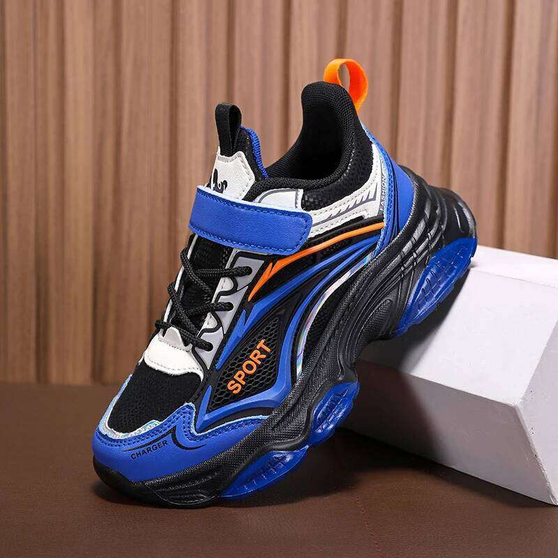 Tennis Shoes Summer New Trend Youth Sports Breathe Rebound Comfort Male Students Daily Leisure Sneakers for Kids Y260128