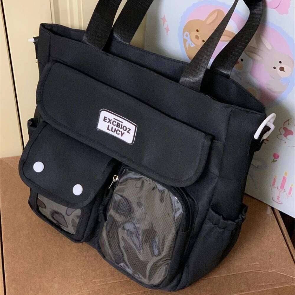 Y2K Fresh and Sweet Girl Ulzzang Ita Japanese Ins College Style Crossbody Large Capacity Women's Daily Commuting Toy Bag