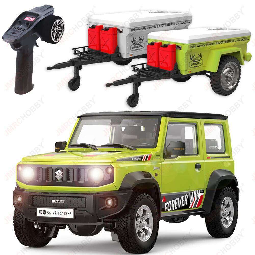 HG4-53 Pro Licensed SUZUKI JIMNY 1/16 Scale 2.4GRemote Control Car Simulation Light Sound Smoke Systerm Proportional RC Crawler Y260131