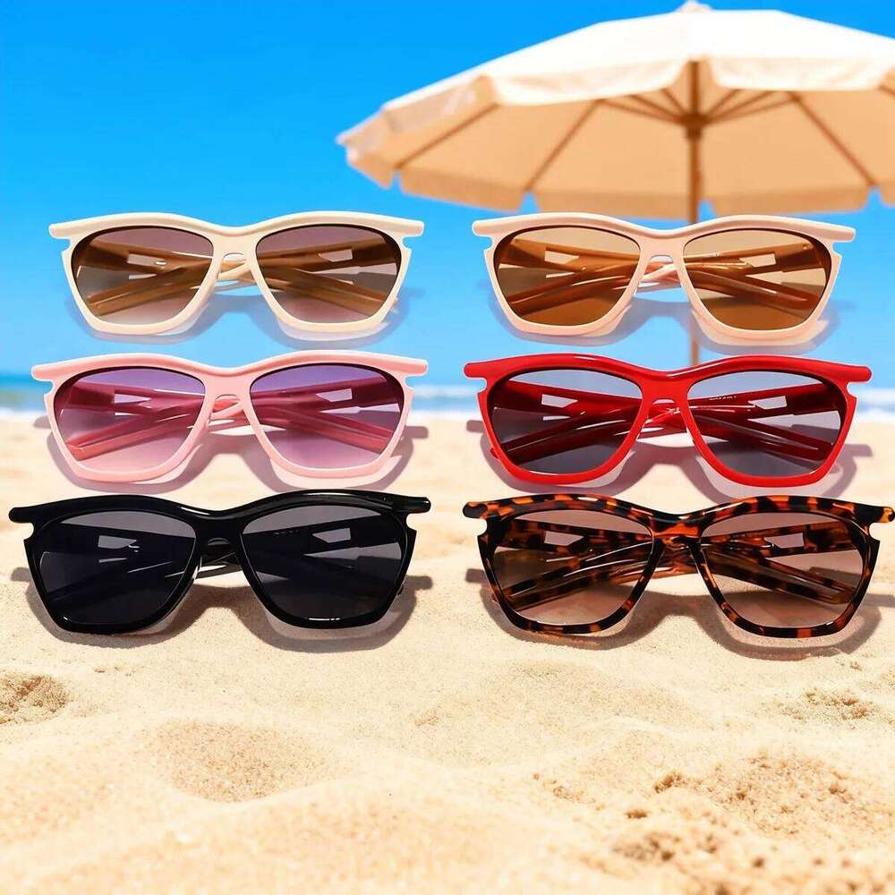 2025 UV400 resistant children, cute and high-end sunglasses for babies Cool candy colored hollow out outdoor H260130