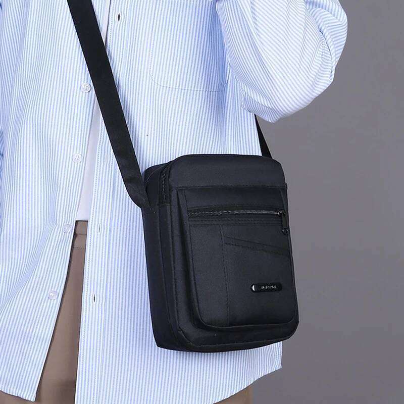 1 fashionable men's campus crossbody cloth shoulder bag, can hold mobile phones and small items, very suitable for dai XJ260131