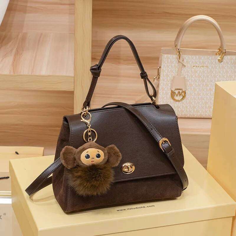Handbag for women 2025 new autumn and winter feeling, light luxury, high-end designer commuting shoulder crossbody bag
