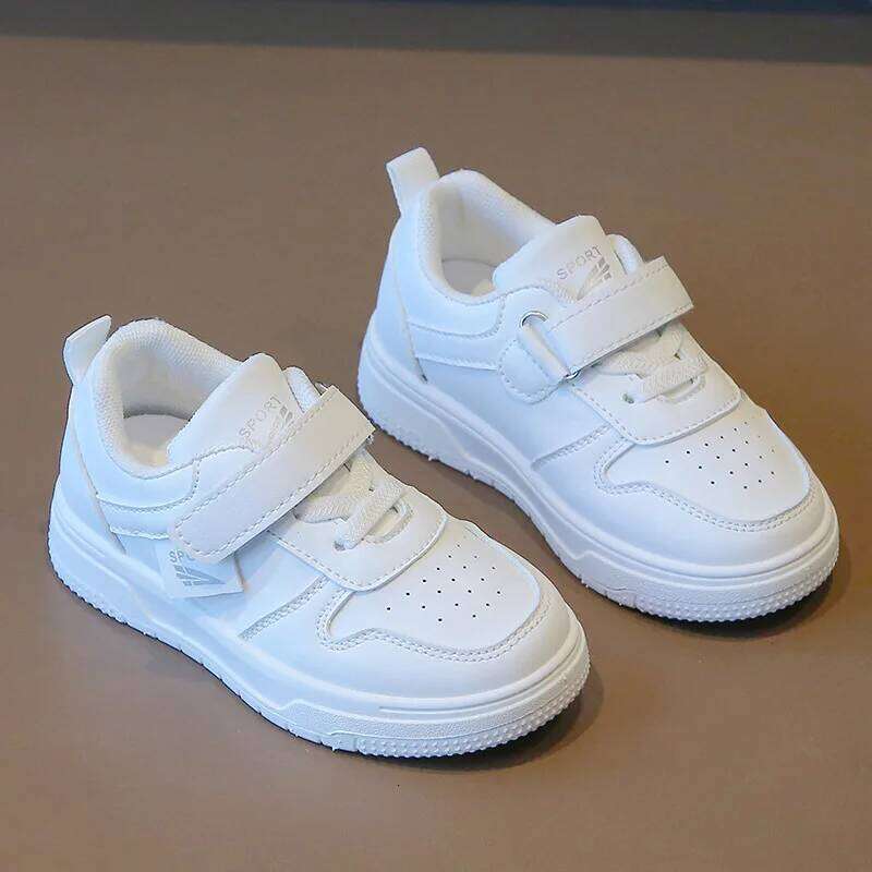 Baby Kid's Spring Autumn New Small White Tenis Sneakers Children Soft Sole Anti Slip Sneaker Toddler Casual Sport Shoes Y260128