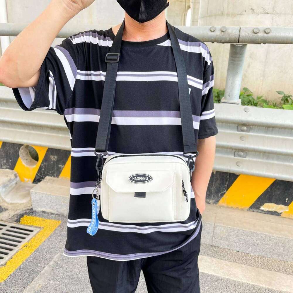 Men's and women's single-shoulder trendy small bags, cross-body bags for students, casual backpacks, leisure mo