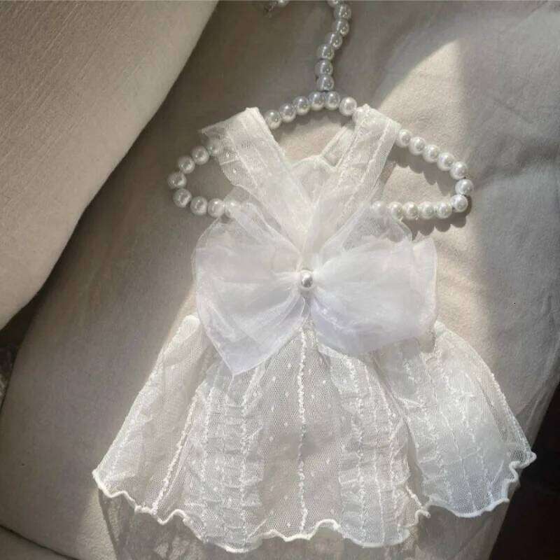 Dog Dresses for Small Dogs Wedding Dress Summer Mesh Strap ClothesThin Cat Princess Skirt Pet Puff SkirtTeddy H260130