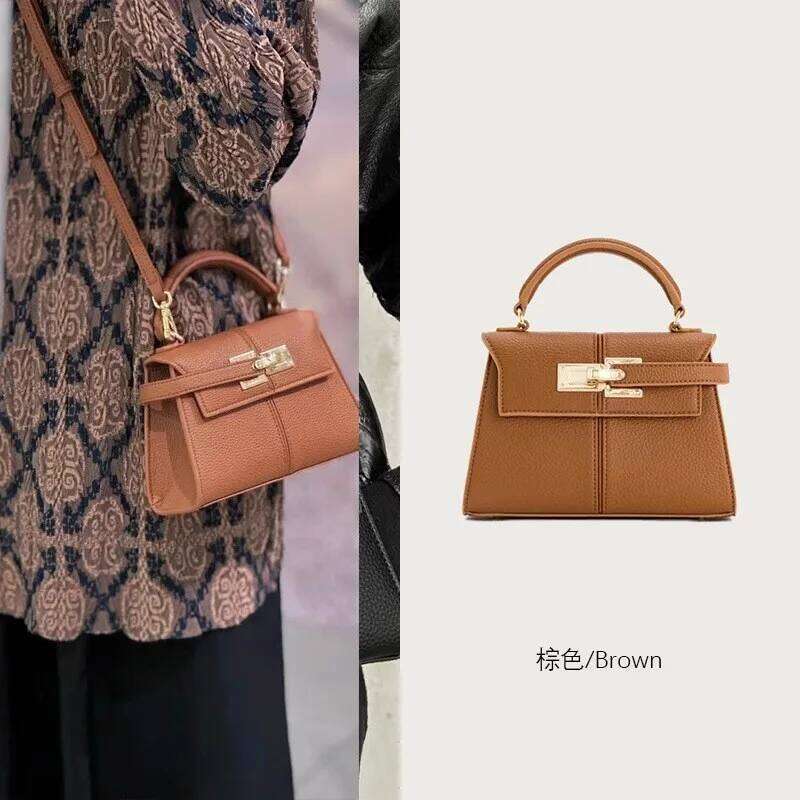 Women's 2025 new designer women's high-end versatile crossbody fashion handbag commuting bag large capacity