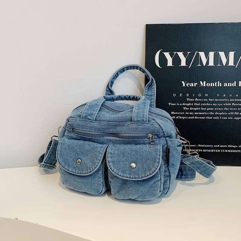 Fashion Casual Women's Crossbody High Quality Denim Shoulder Large Capacity Tote Bag Multi Functional Womens Handbags XJ260131