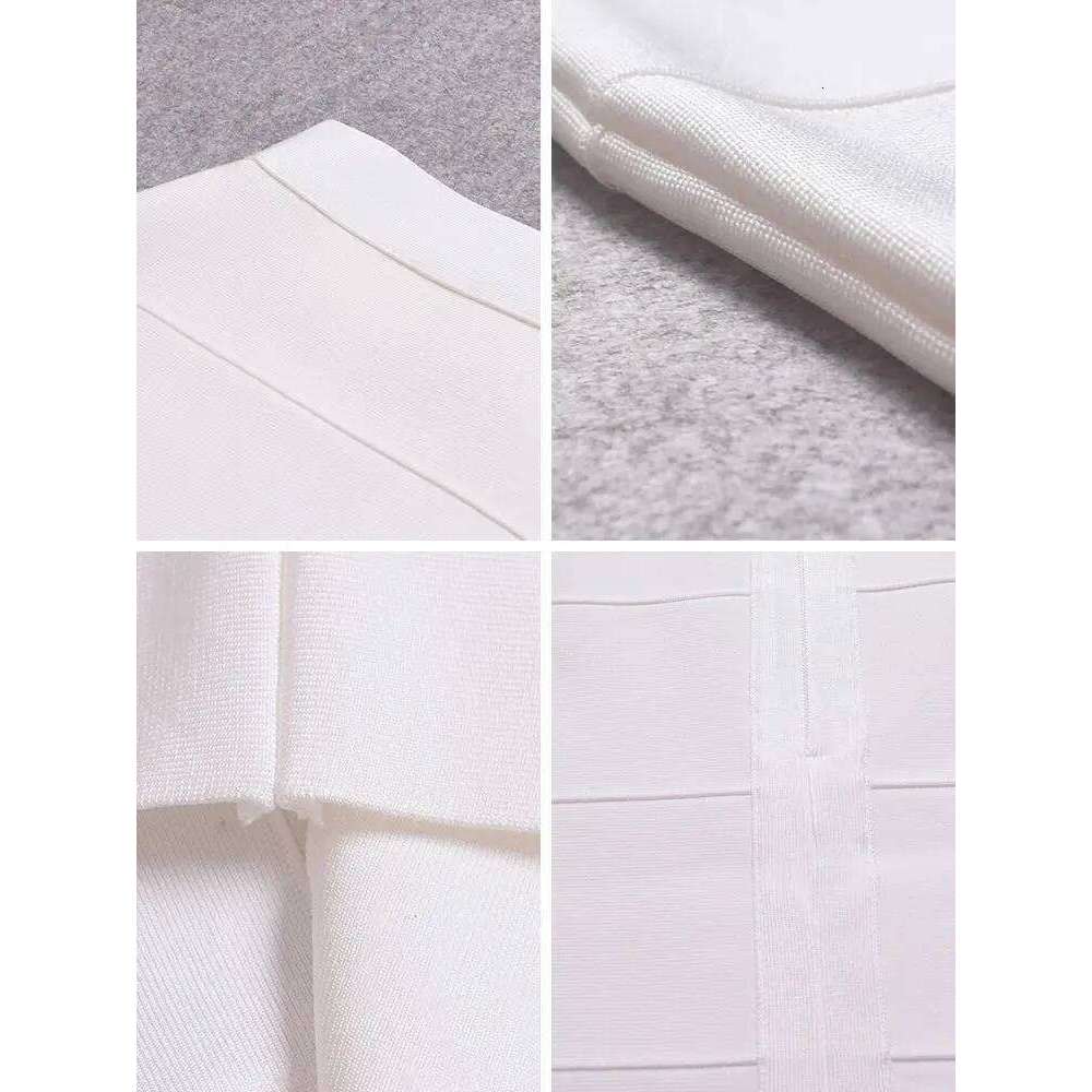 BEAUKEY Classic Quality White Striped Bandage Skirts Mini High Waist Black Office Sexy Tight Dress Women Nude Party Club Maxi XJ260131