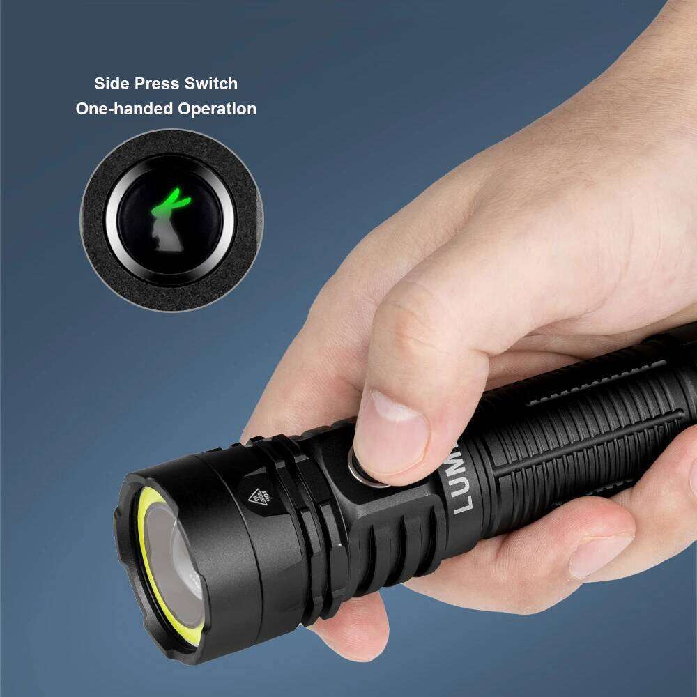 500 Meters Distance Outdoor Lantern EDC LED Flashlight USB-C Rechargeable Lamp 21700 battery Magnetic Tail COB Lighting W1 MAX H260131
