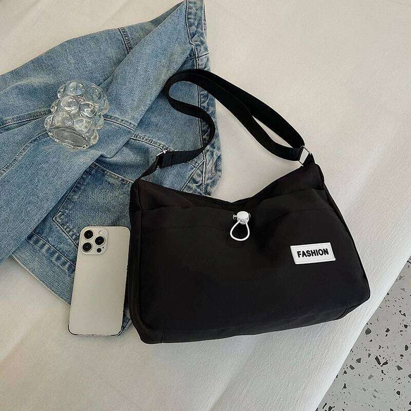 Japanese-style Harajuku version of the Korean-style cute and versatile college student schoolbag. Trendy large-capacity canvas c