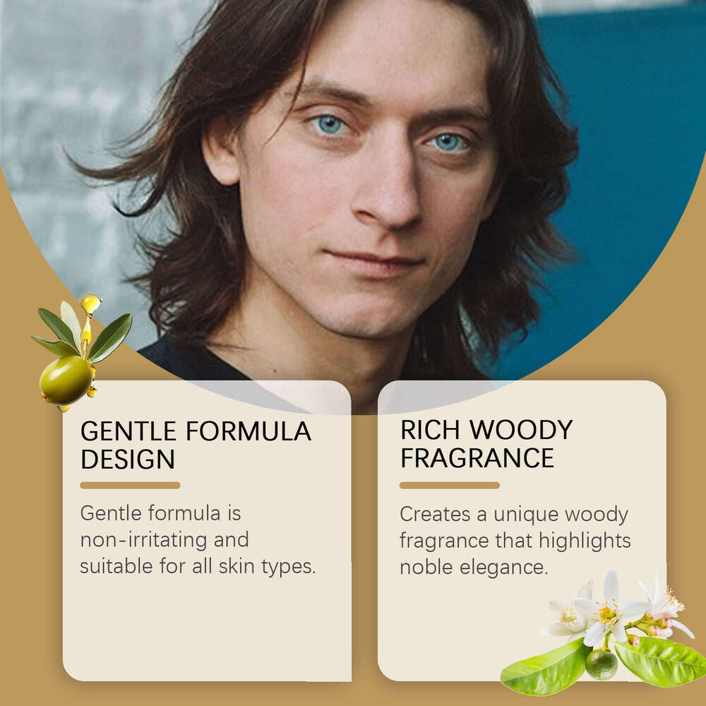 East Moon Sandalwood Refreshing Non-Sticky Long-Lasting Fragrance Men's Charm Balm Stick S260131