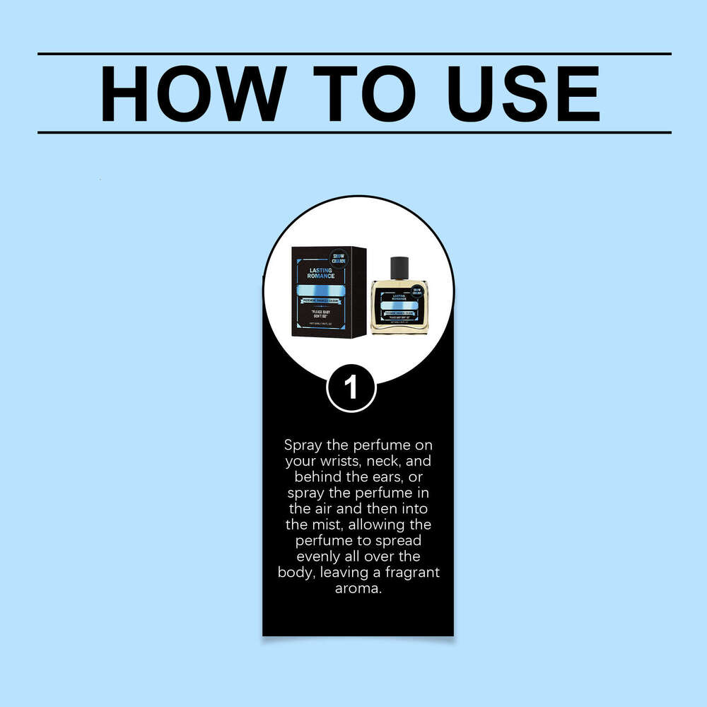 AMZ Pheromone Cologne Long-lasting Fresh Fragrance Charm Natural Elegant Men's Perfume S260131