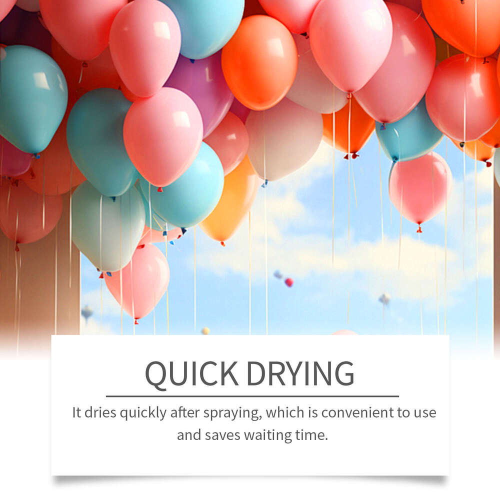 Dowmoo Sparkling Light Up Party Atmosphere Decoration Easy to Apply Glossy Latex Balloon Spray S260131