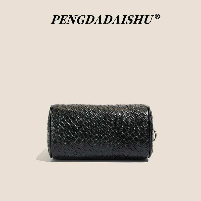 New PU women's autumn and winter high-end cross-border niche Boston with simple print, single shoulder bag