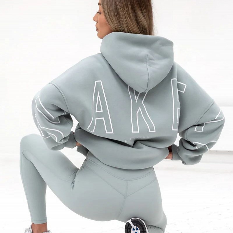 Woman Hoodies Y2K Harajuku letters printed Pullover Sweatshirts Large size man Hoodie cardigan Sport Letter Sweatshirt Casual Clothing