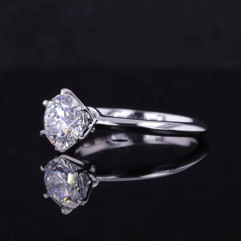 Lab Grown Diamond with IGI GIA Certified Jewelry 1ct 15ct D VS1 HPHT CVD Lab Diamond with 10k Gold Engagement Rings