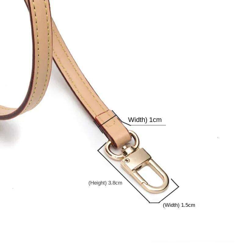 High Quality Women Handbag Handle Shoulder Crossbody Belt Genuine Leather Strap Replacement Bag Accessories