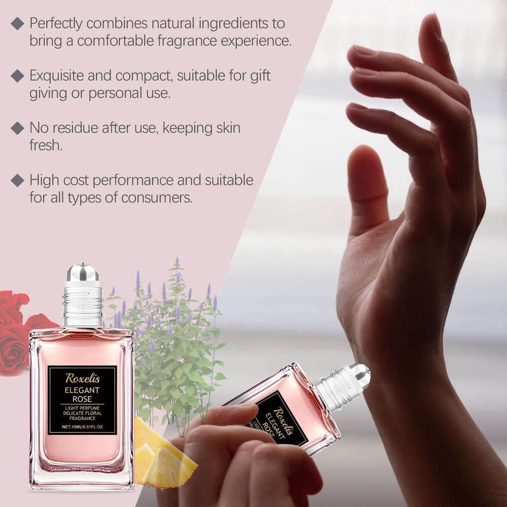 Roxelis Rose Essential Oil Water Pheromone Dating Companion Fragrance Long-lasting Couple Atmosphere Charm Perfume S260131