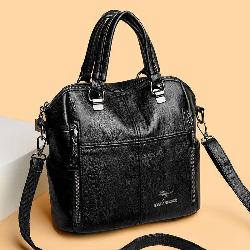 Hot Sale High Quality Leather Women Shoulder Multifunction Travel Backpack School Bags for Girls Bagpack Mochila