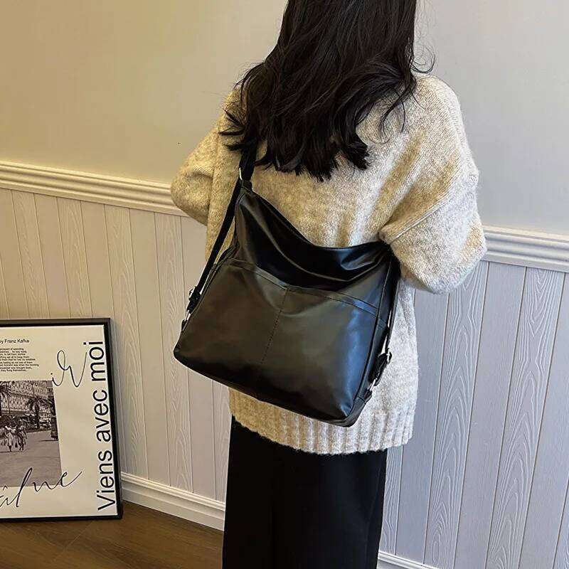University Student Women's Tote Bag Hot Sale of The Season New Versatile High-End Large Capacity Commuter Backpack Autumn Winter