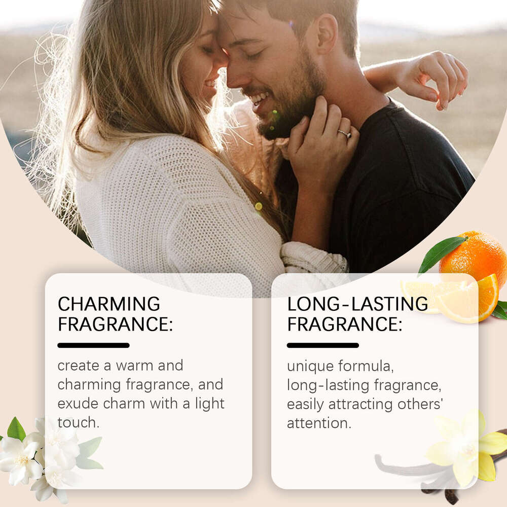 Roxelis Vanilla Scented Orange Roll-On Long-Lasting Fragrance Light Scent Date Charm Elegant Temperament Portable Perfume S260131