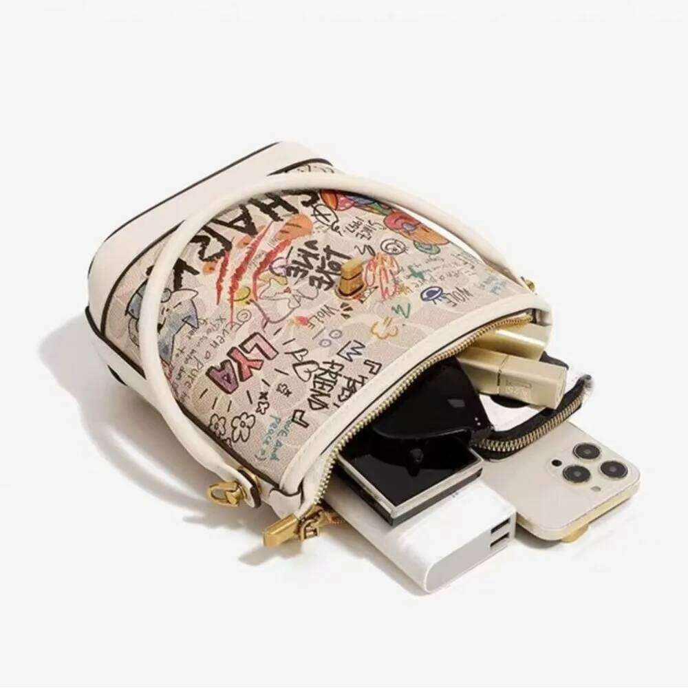 Women's handbag 2025 autumn/winter new designer high-end water bucket bag, fashionable and versatile single shoulder crossbody