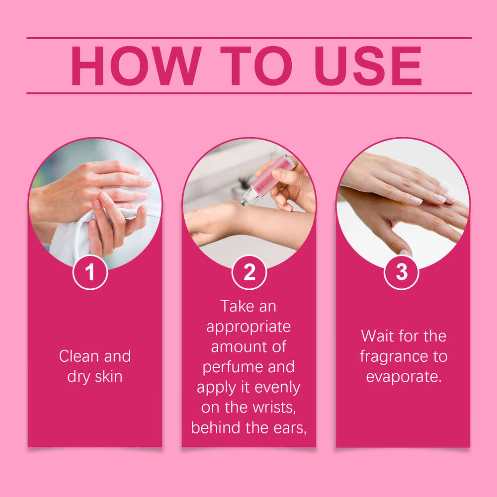 Rose Natural Fresh Light Portable Long-lasting Fragrance Women Exude Charm Perfume S260131