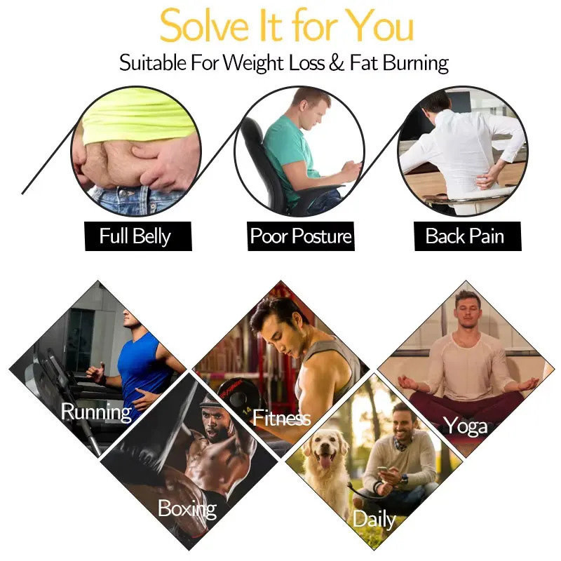 Men Body Shaper Waist Trainer Sweat Vest Compression Shirt Weight Loss Slimming Shapewear Workout Tank Tops Fitness 260108