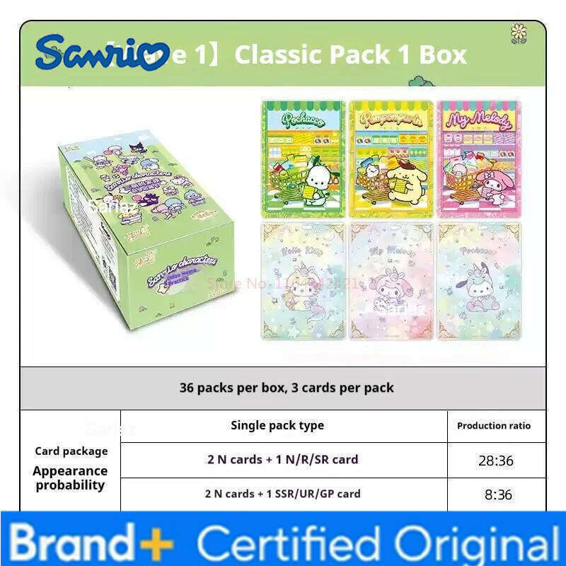 Sanrio KAYOU Genuine Card Flower Fragrance Story Mengmeng Collection Pack Family Collectible Cards Toys Gifts H260130