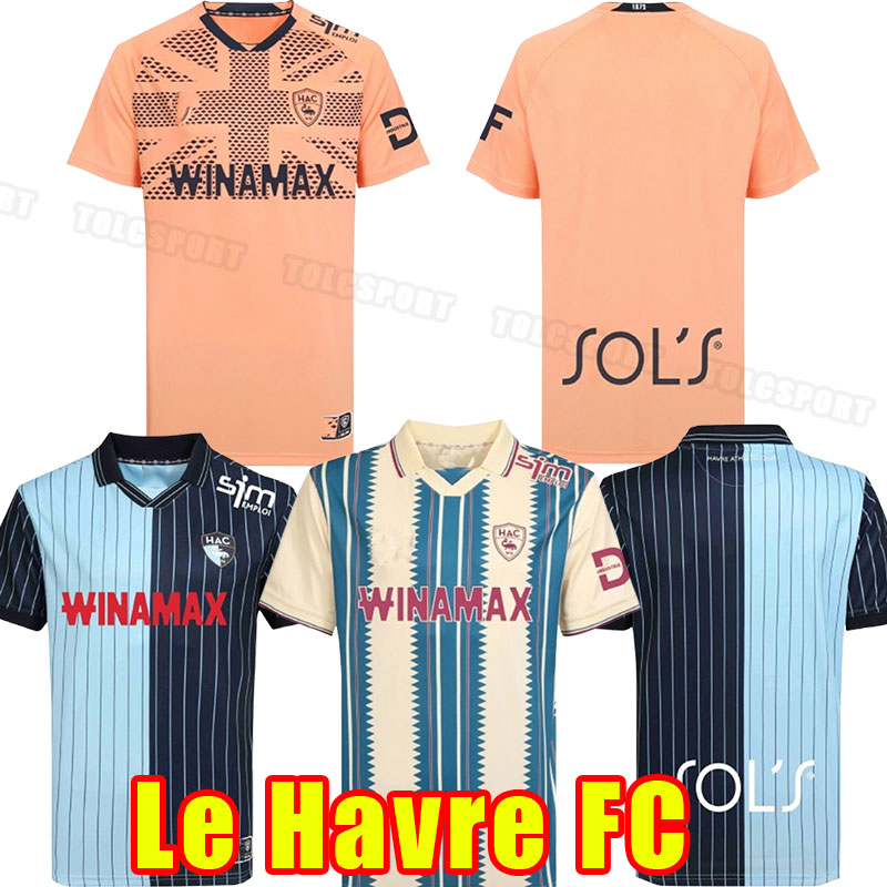 Le Havre Soccer Jerseys Vintage 2025 26 Kit Home Away camiseta futbol 25 26 Football Shirt