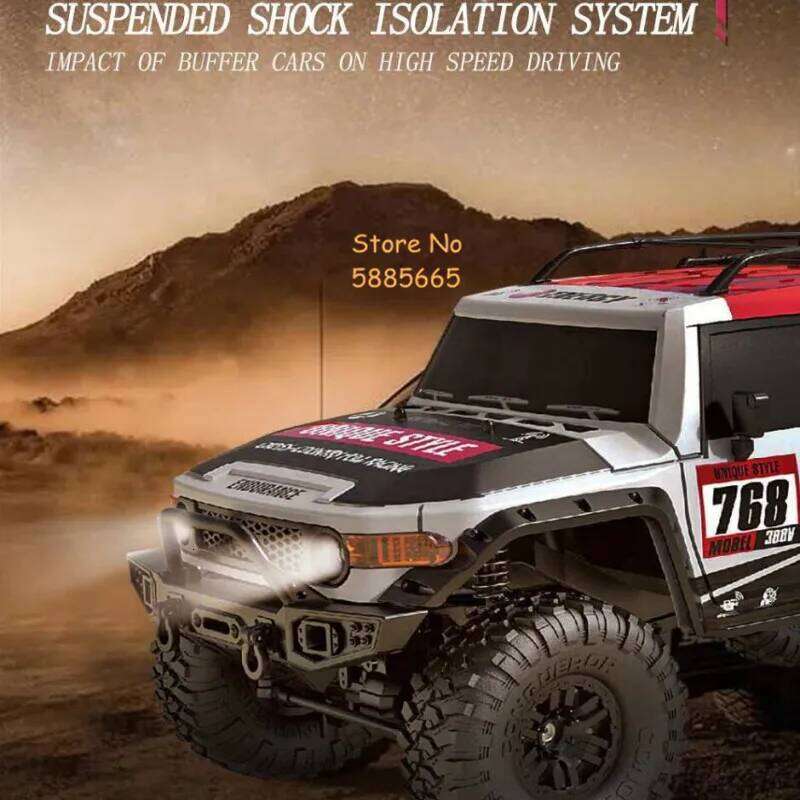 4WD 1/10 Professional Truck Hobby Grade 2.4G Large Off Road Headlight High Speed Remote Control Car Adult RC Cars Toy Y260131