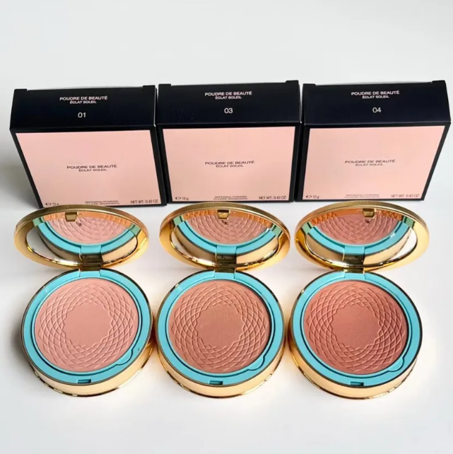 Designer Face Bronzers Makeup Oil-control Poudre Matte Bronzing Powder Waterproof Long Wear 5 Colors Compact Setting Face Powder