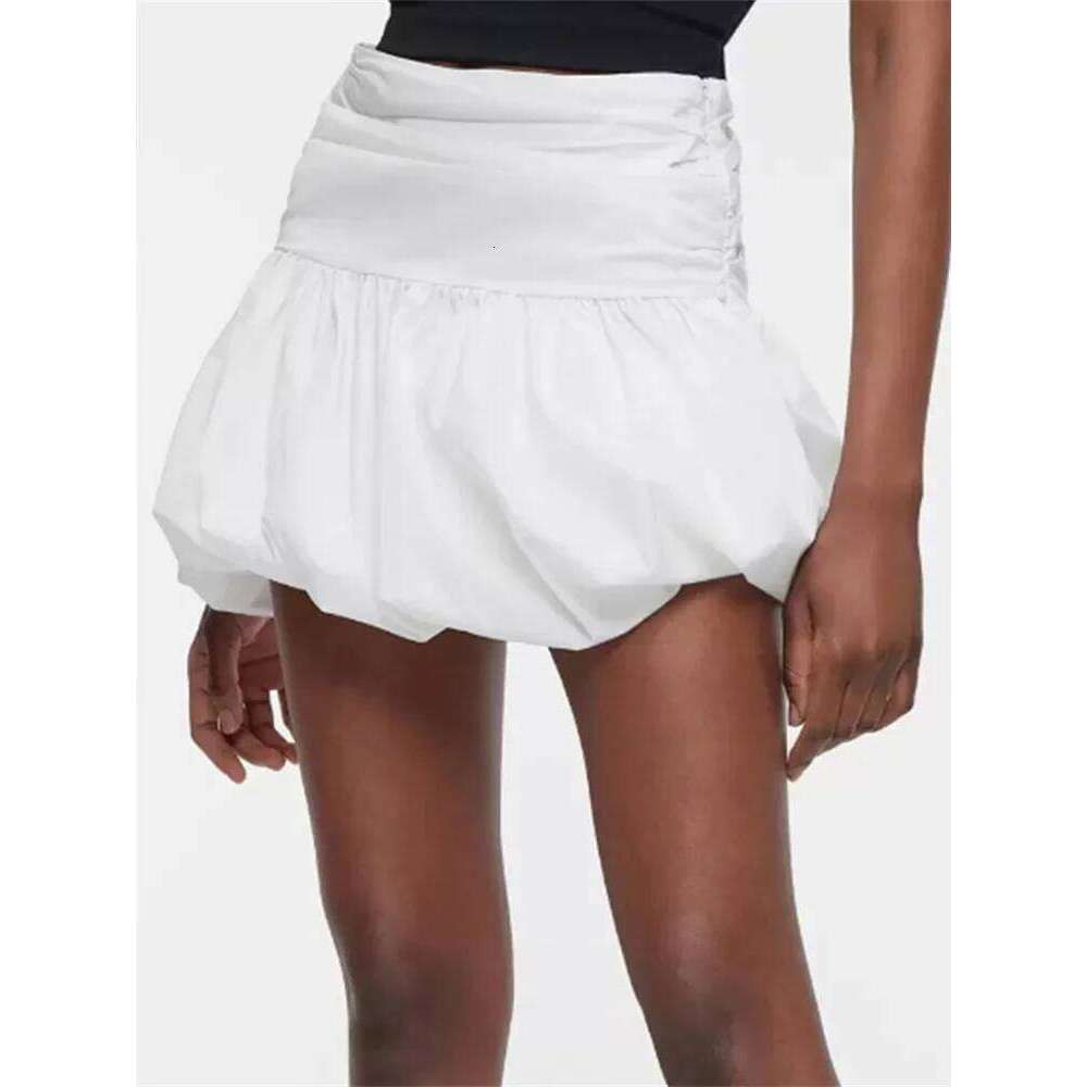Summer Women Bubble High Waist Pleated Mini Skirt Streetwear for Casual Daily XJ260131